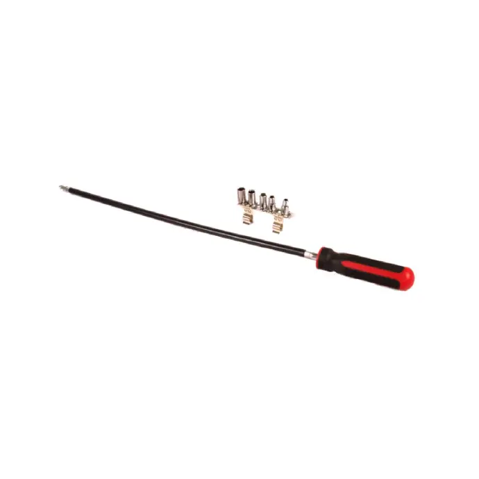 SET DESARMADOR 1/4" LARGO FLEXIBLE 6 PCS
