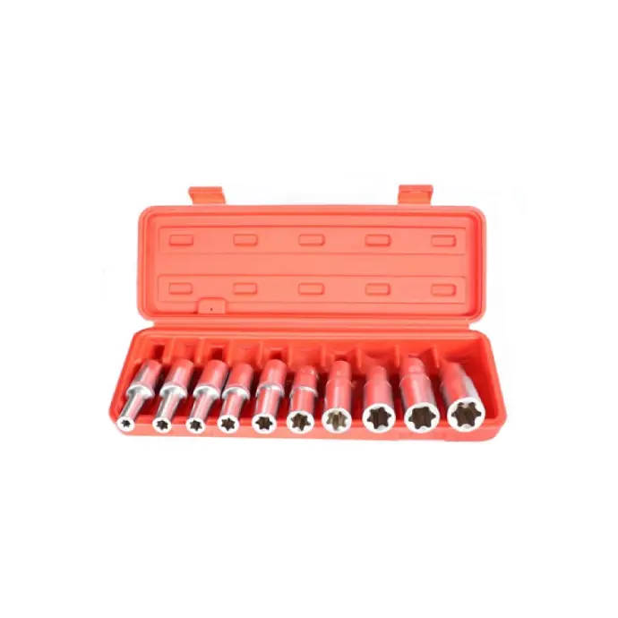 SET DE COPAS TORX LARGAS 9 PCS