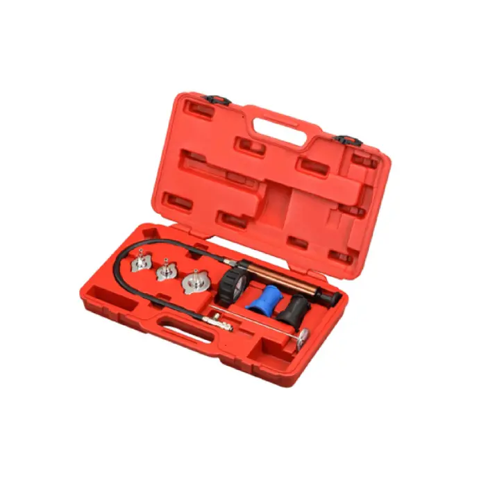 KIT DE 7 PCS PARA DIAGNOSTICAR FUGAS DE RADIADOR