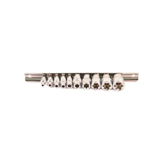 SET DE COPAS TORX EN RIEL E4 - E18