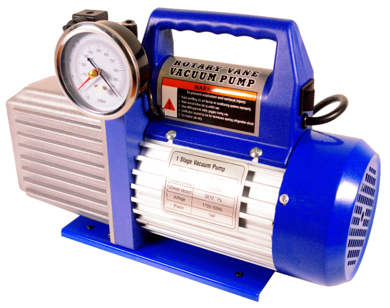 BOMBA DE VACÍO CAPACIDAD 12 CFM PARA SISTEMAS A/C